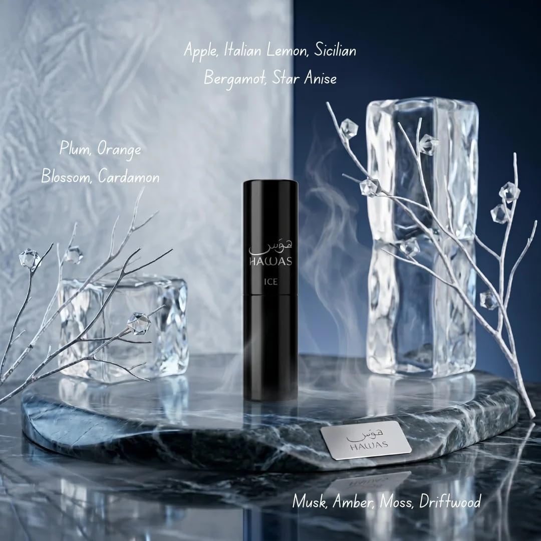 Rasasi Hawas For Men Eau De Parfum Spray 100ML (3.4 Oz) - Long Lasting Arabian Perfume, Premium Perfume Men, Ideal for Special Occasions & Daily Elegance, A Bold and Captivating Fragrance