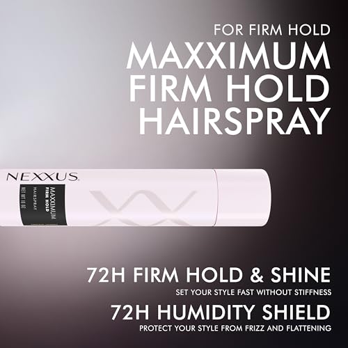Nexxus Styling Spray Comb Thru Finish Flexible Hold Hairspray Powered by STYLEPROTECT Technology 10 oz