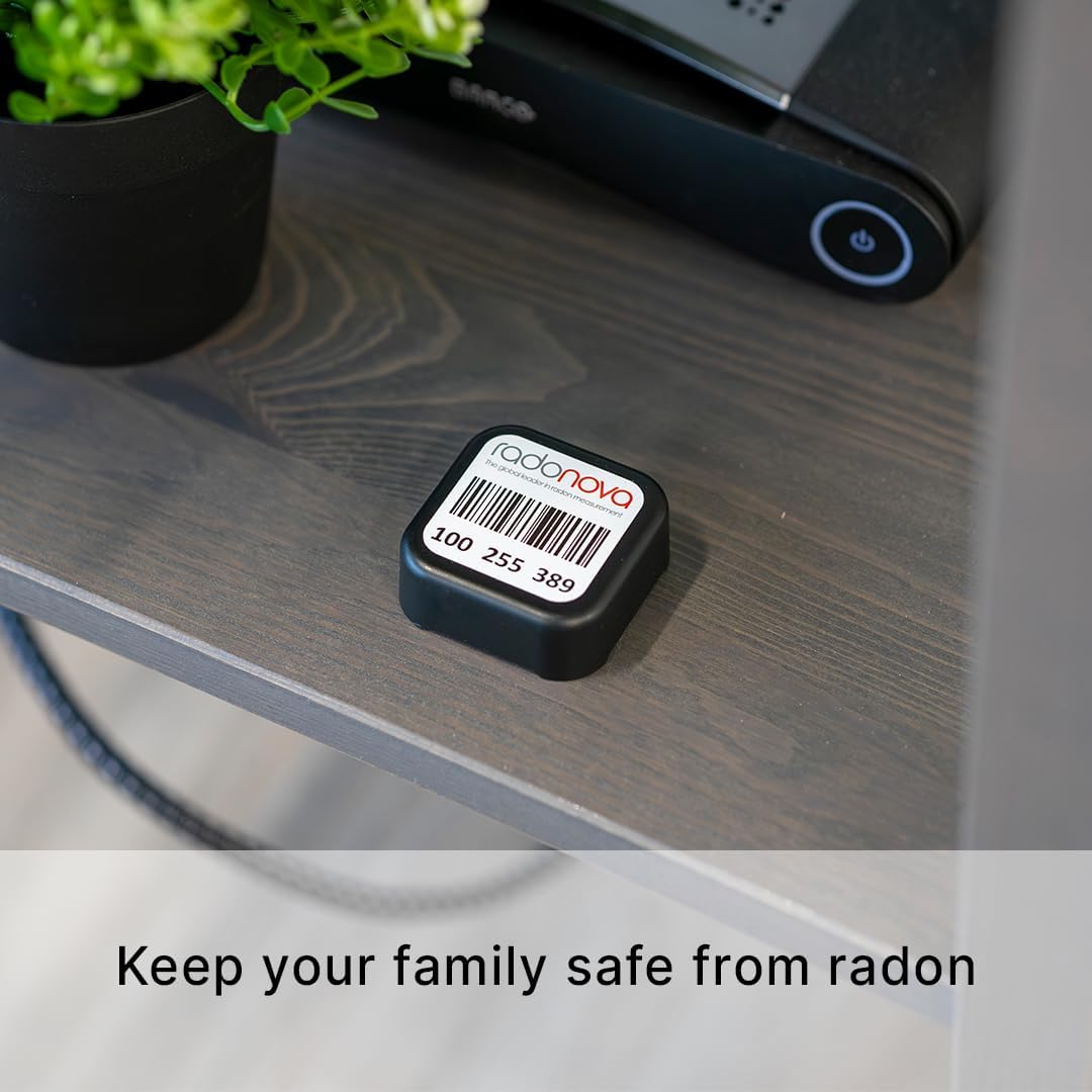 Radtrak³ Radon Detector for Home - Long Term (90 Days to 1 Year) Radon Test Kit for Home - Reliable Accurate Readings - Radon Test Kit Lab Analysis