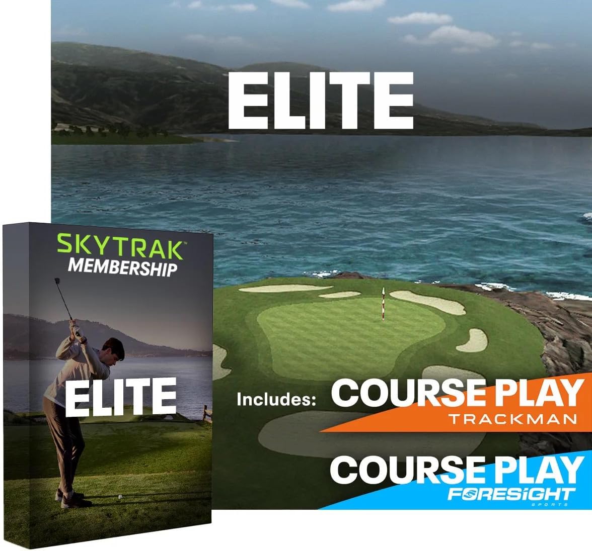 ST MAX Golf Launch Monitor - Software Membership Options – Includes 14 Day Trial + Speed Training, Indoor Simulator with Ball Speed, Launch Angle & Spin Data