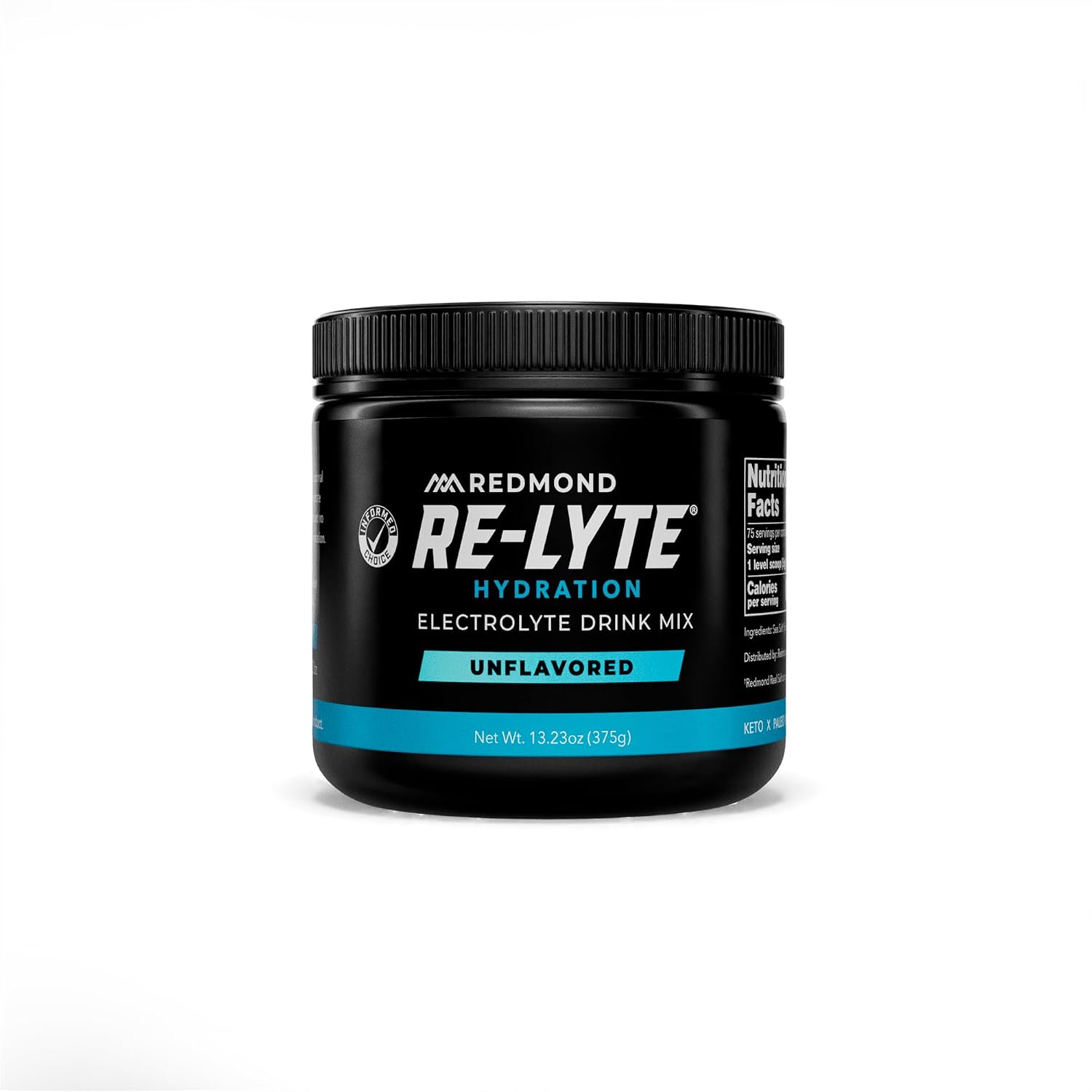 REDMOND Re-Lyte Sugar Free Electrolyte Powder Drink Mix (Mixed Berry)