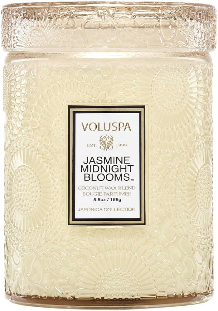 Voluspa Baltic Amber, Small Candle Jar, 5.5 oz, 50 Hour Burn Time, Coconut Wax for Clean Burning, Handcrafted in the USA