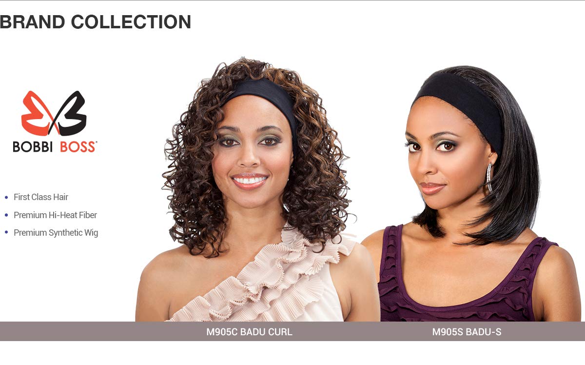 BOBBI BOSS Synthetic Full Wig - M905-S BADU-S (1B)
