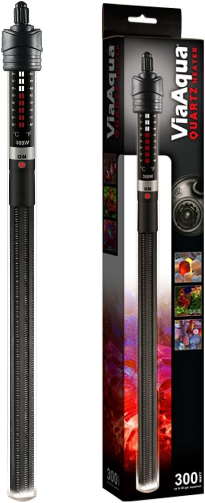 300-Watt Quartz Glass Submersible Heater with Built-In Thermostat