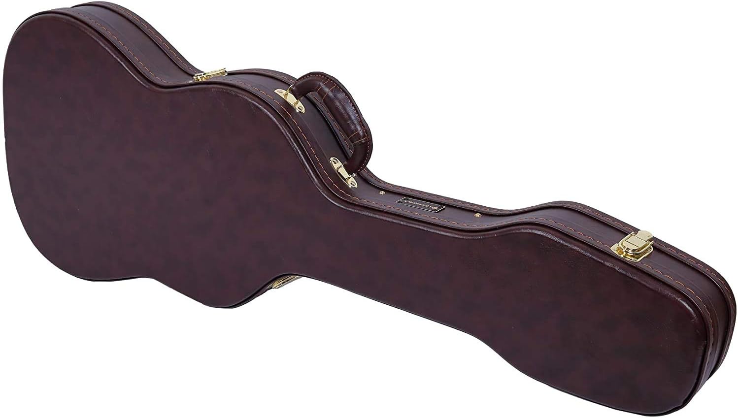 Crossrock Hardshell Arch Top wood case fits SG Electric Guitars-Black(CRW620SGBK)