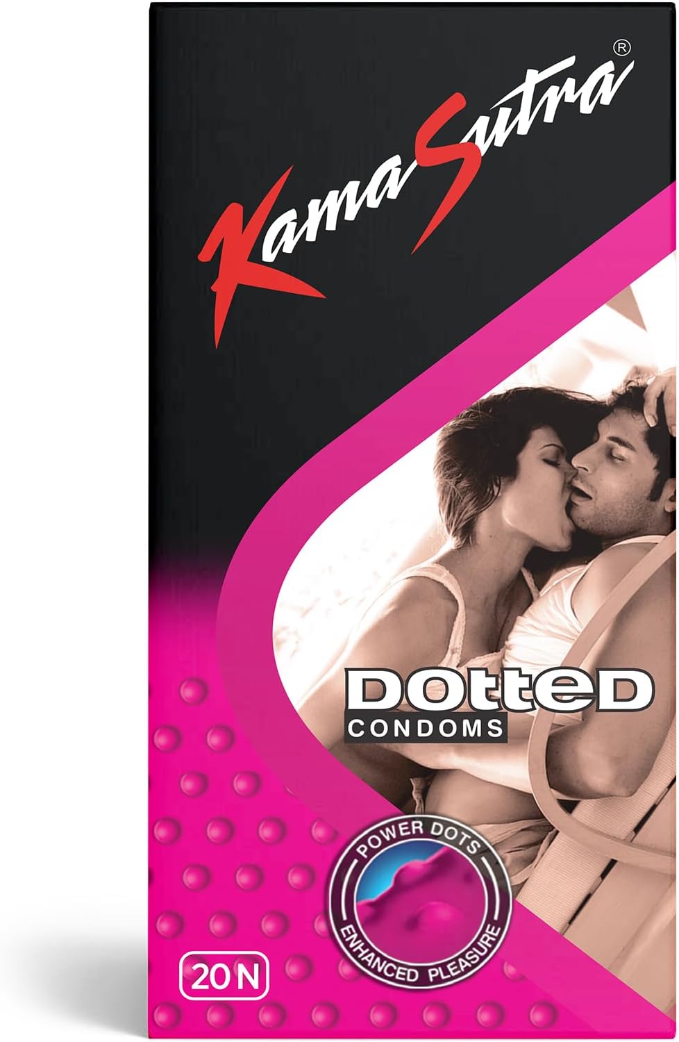 Kamasutra Dotted - 20 Condoms