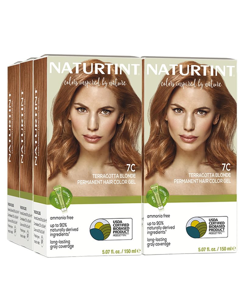 Naturtint 9N Honey Blonde Permanent Hair Color (Pack of 1), Ammonia Free, Vegan, Cruelty Free, up to 100% Gray Coverage, Long Lasting Results (Packaging may vary)