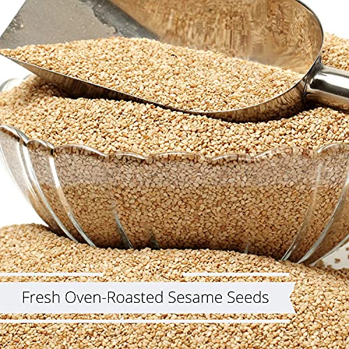 Gourmet Toasted Sesame Seeds by Its Delish, 9 Oz. Medium Jar