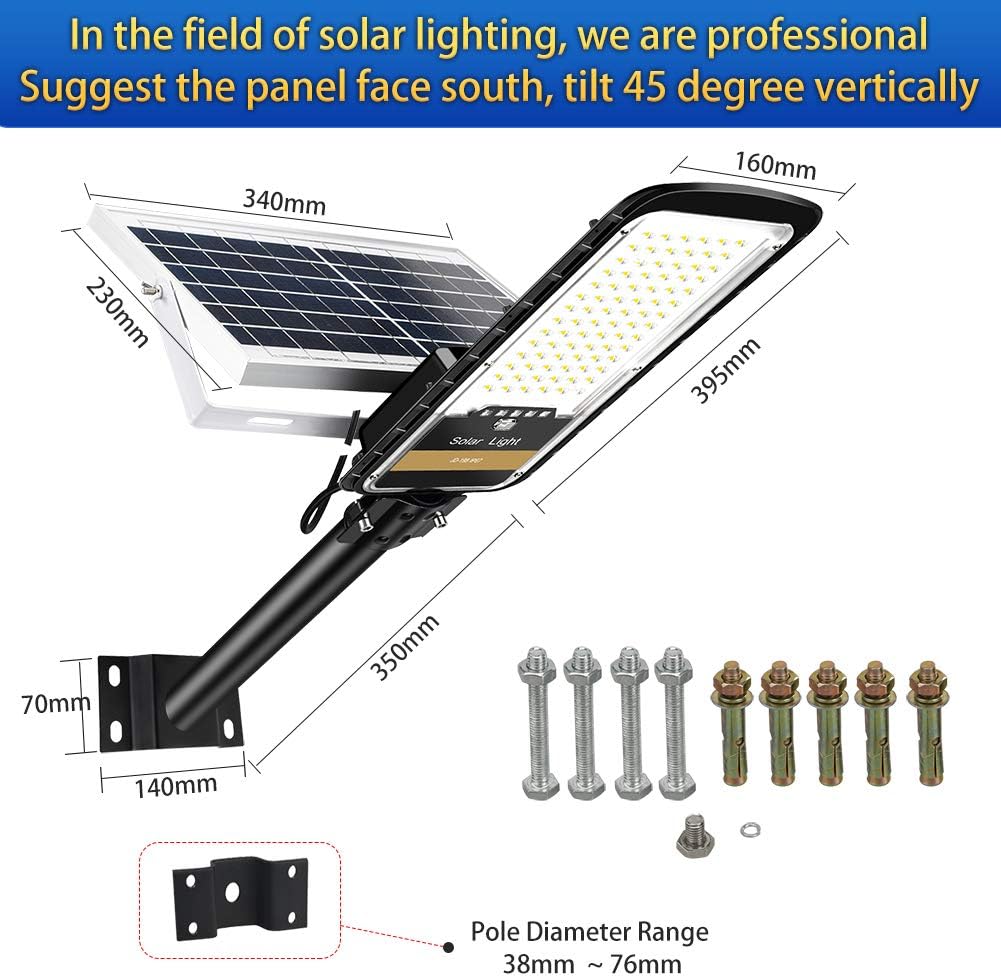 RuoKid Solar Street Lights Outdoor Lamp