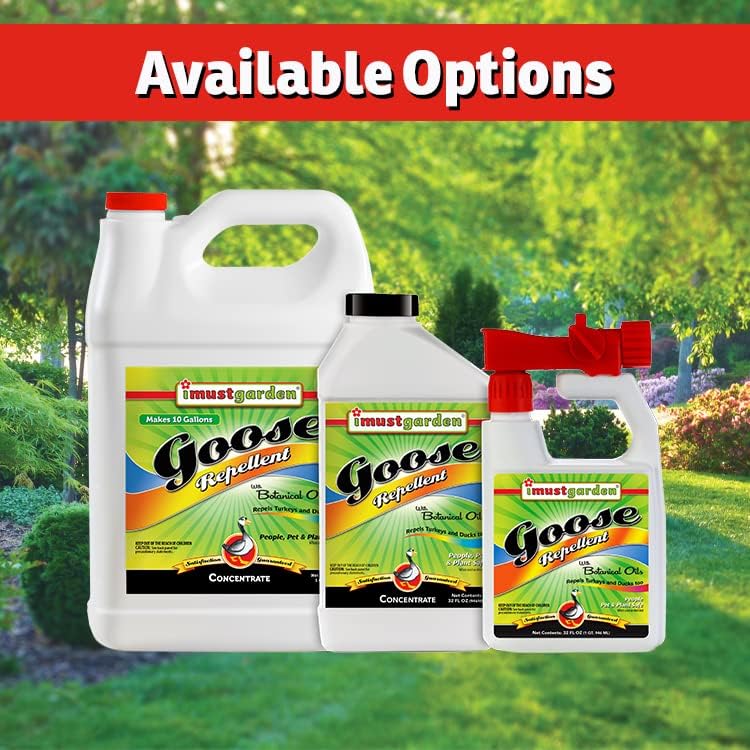 I Must Garden Goose Repellent: Protect Lawns/Lakefronts - 1 Gal Concentrate