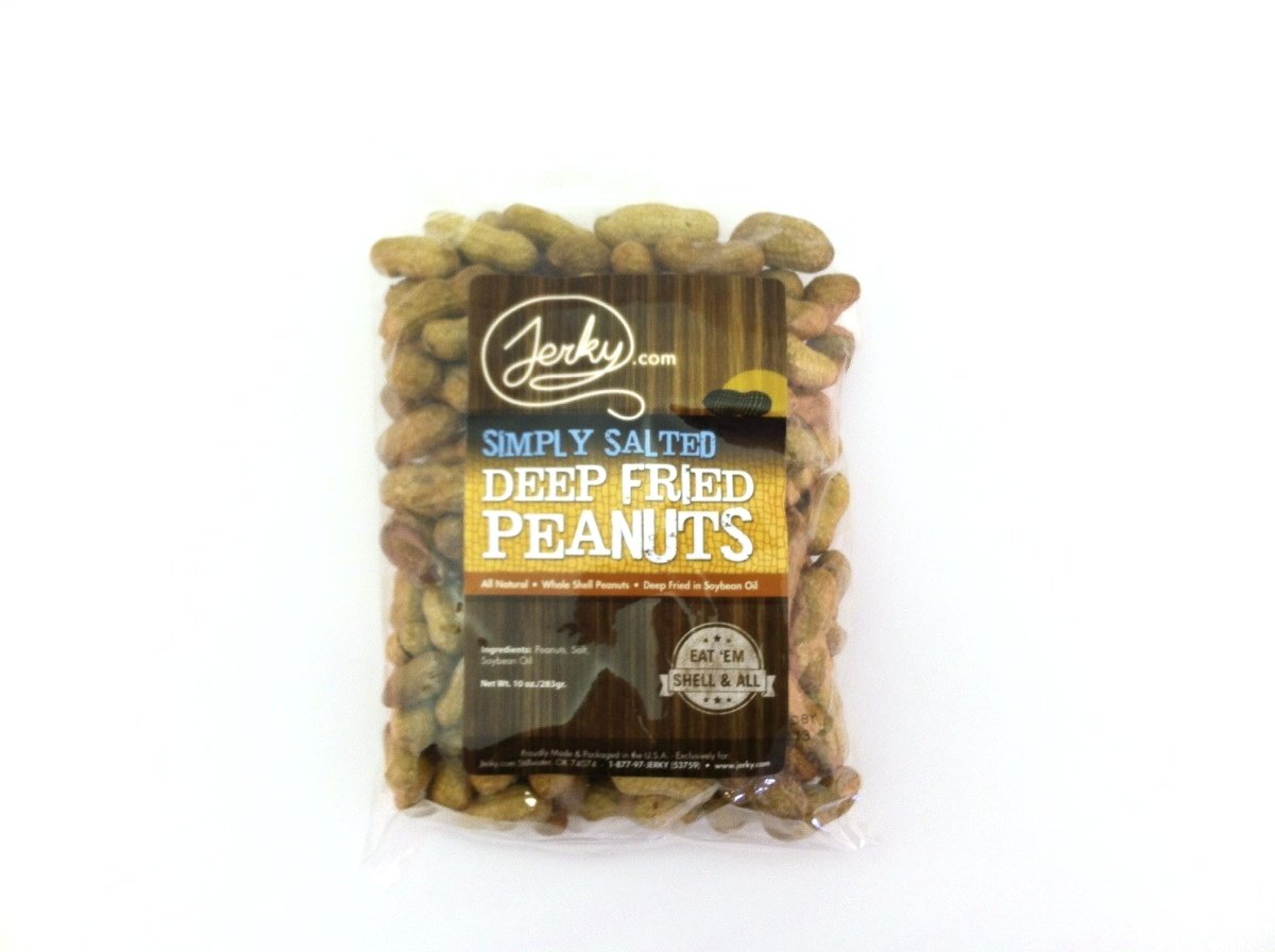 Jerky.com Deep Fried Spicy Hot Peanuts in Shell 3 Pack - Bold & Savory Peanuts - Roasted Spicy Peanuts in Shell for Human - USA Grown, Ultimate Spicy Gourmet Gift Peanuts (30oz Total)