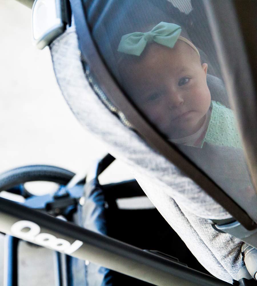 Joovy Qool Stroller, Customizable Stroller, Single, Double, Triple, Grey Melange