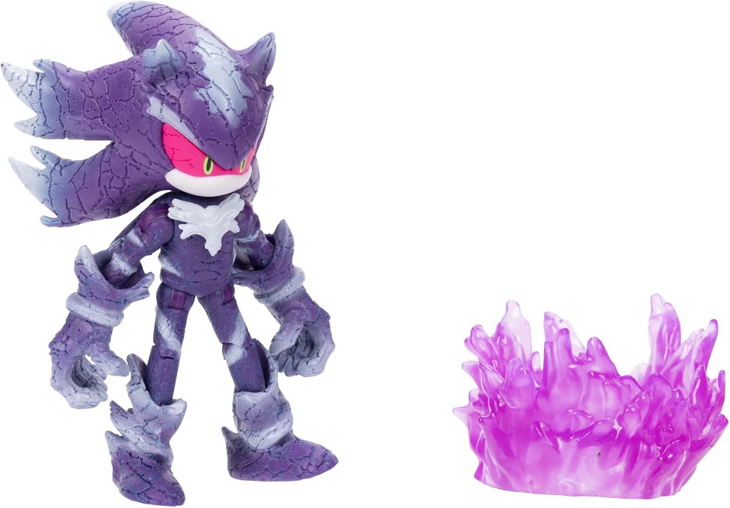 Sonic the Hedgehog 4-inch Mephiles the Dark Action Figure with Purple Mist Base Accessory. Ages 3+ (Officially Licensed by Sega)