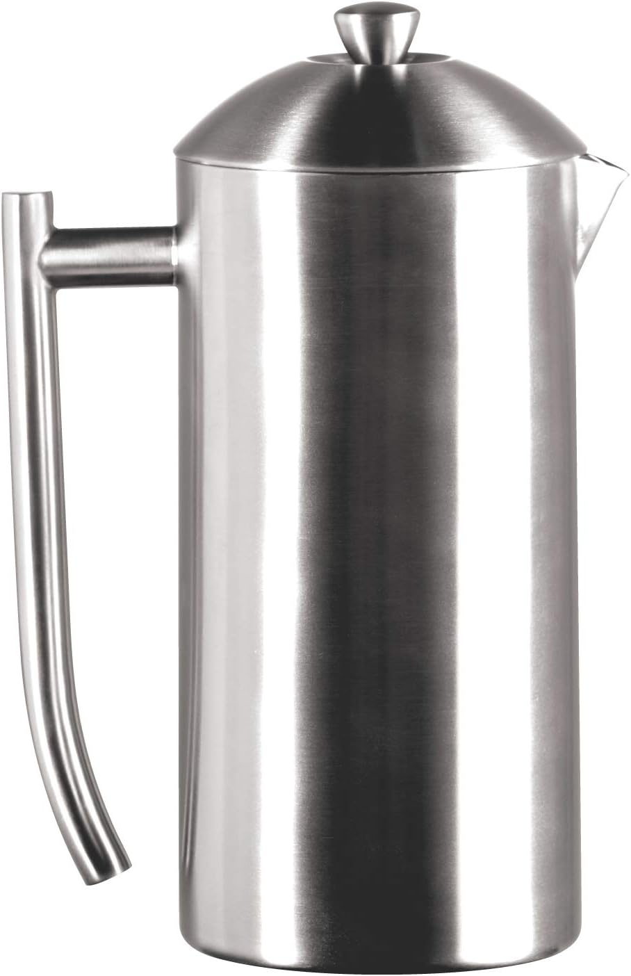 Frieling Double-Walled Stainless Steel French Press Coffee Maker - 36 oz Polished & Insulated Press Pot - Stainless Steel Coffee Maker