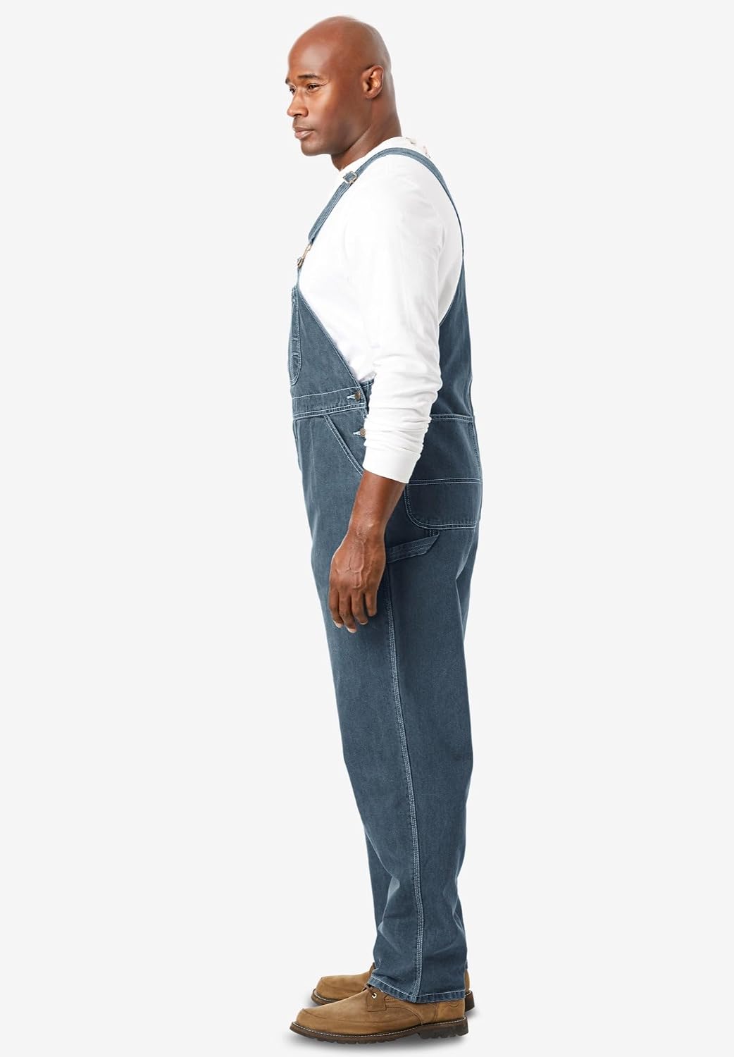 by KingSize Men's Big & Tall Denim Overalls