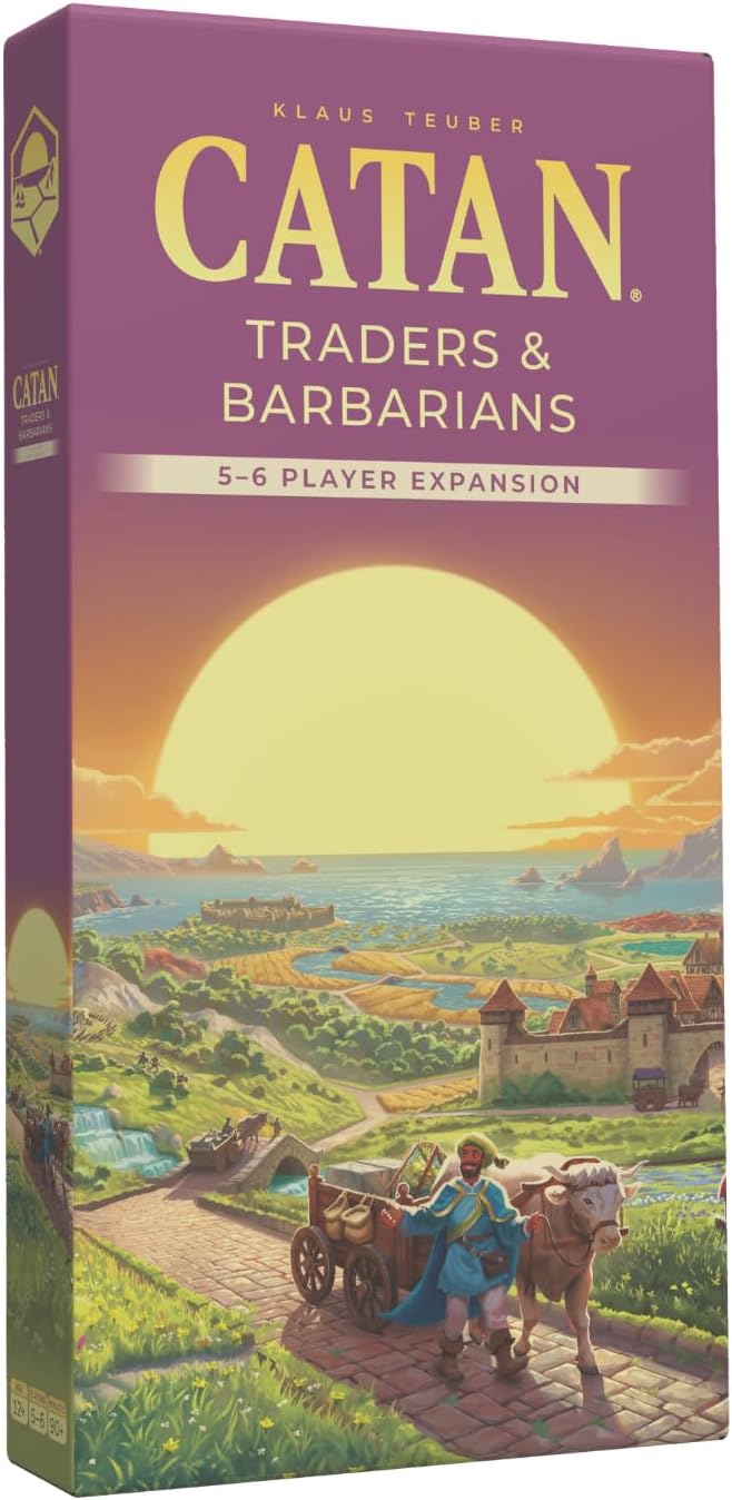 CATAN Traders & Barbarians Board Game 5-6 Player EXTENSION - Expand Your Epic CATAN Adventure! Strategy Game for Kids and Adults, Ages 12+, 3-6 Players, 90-120 Minute Playtime, Made by CATAN Studio | Expand Your Epic Asmodee CATAN Adventure, Strategy Gam…