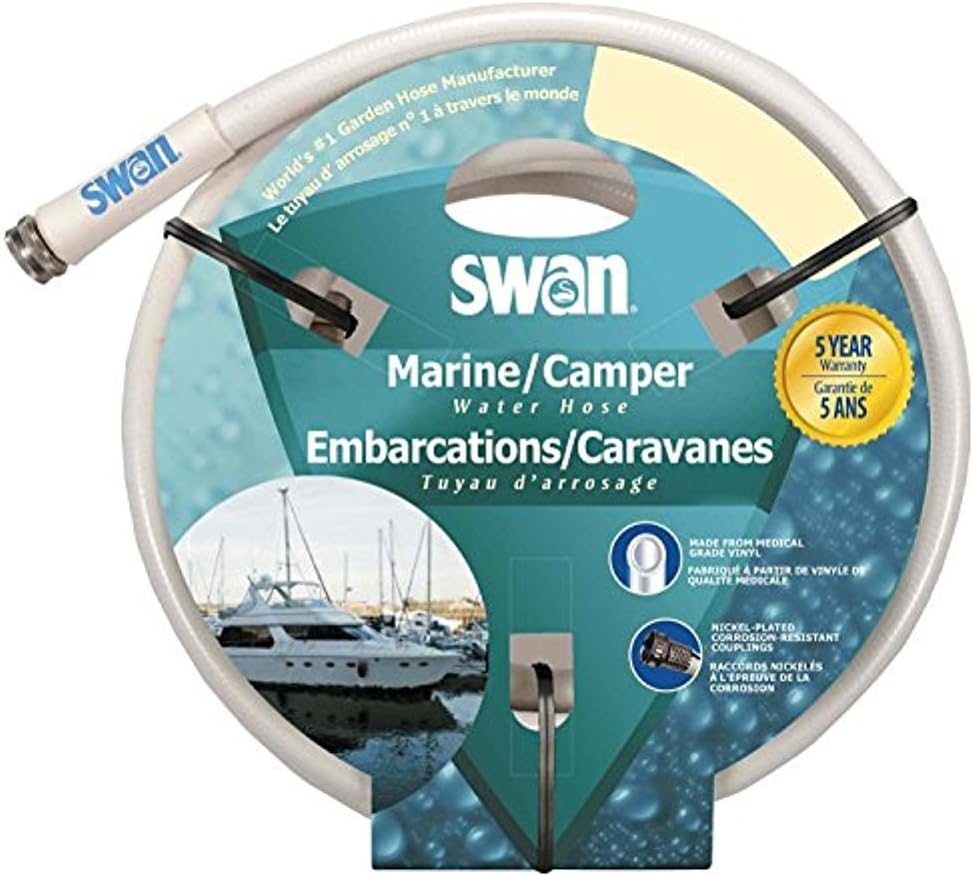 Swan Hose ELMRV12025 1/2" x 25' Marine & Camper Water Hose