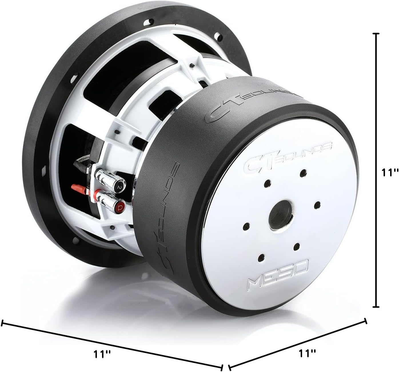 CT Sounds MESO-8-D4 1600 Watts Max 8 Inch Car Subwoofer Dual 4 Ohm