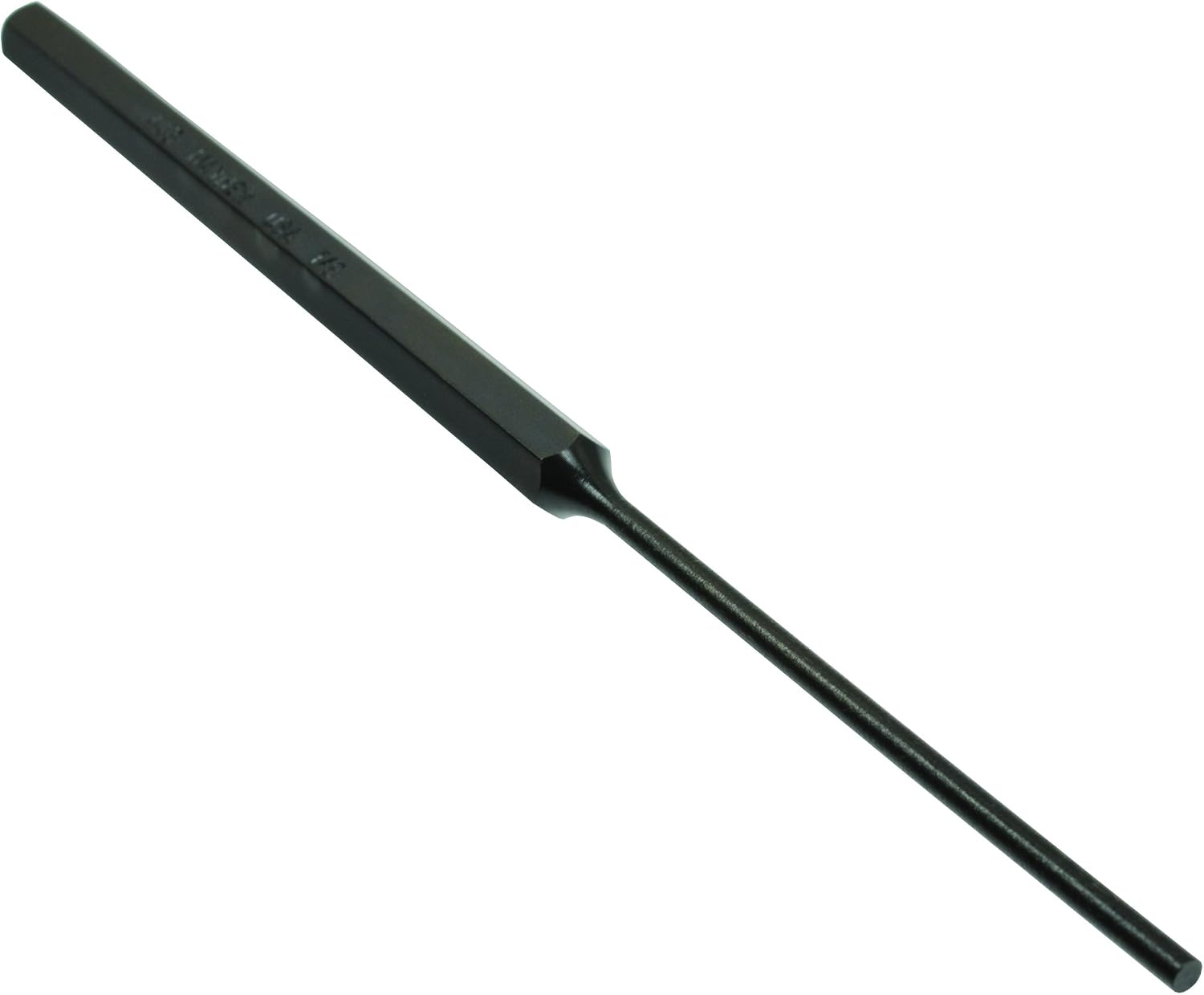 Mayhew Tools 21500 Extra Long Pin Punch, 1/8" x 8", Black Oxide Finish
