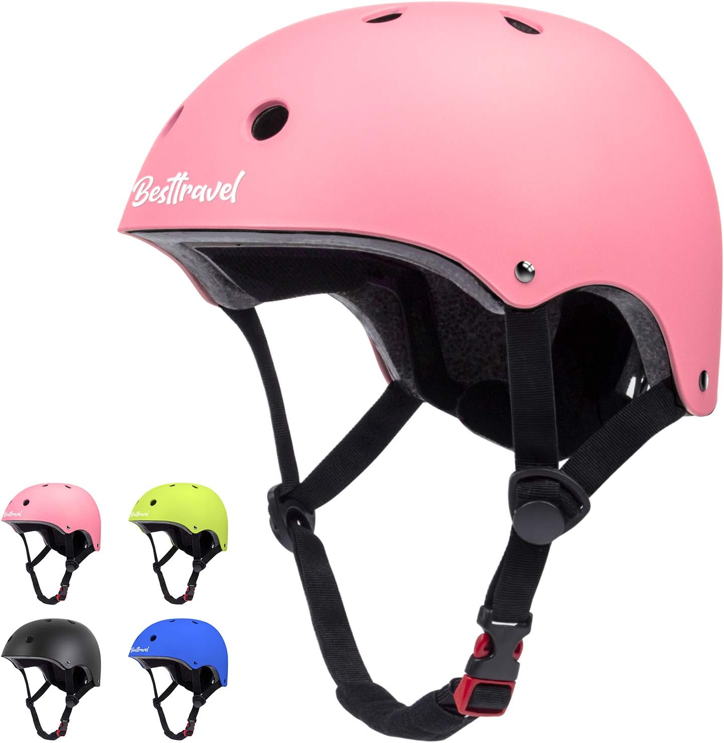 Besttravel Kids Helmet, Toddler Adjustable Kids Ages 3-8 Years Old Boys Girls Multi-Sports Safety