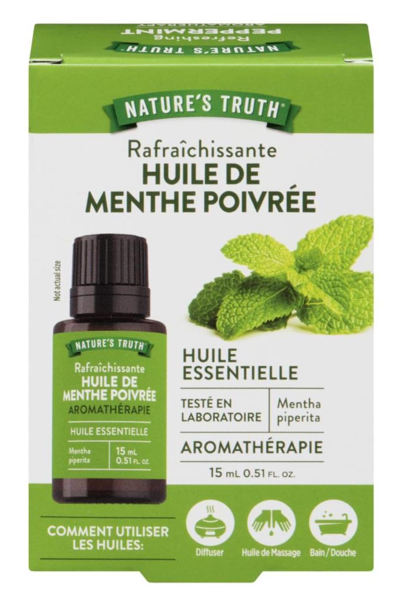 Nature's Truth Essential Oil, 100% pure Peppermint Oil, 1 Count