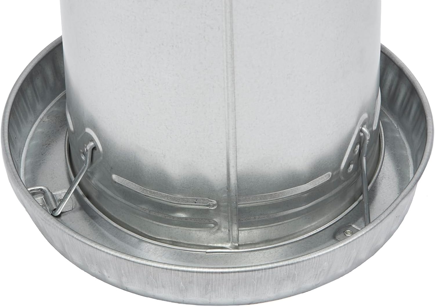 Little Giant® Hanging Metal Poultry Feeder | Chicken Feeder | Outdoor Hanging Bird Feeder | Galvanized Steel Feed Container with Hanging Handle | 40 Pound
