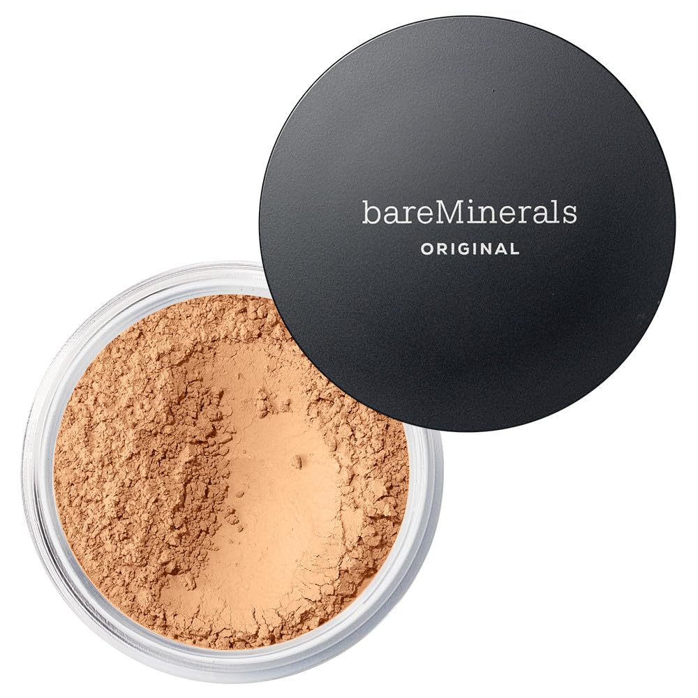 bareMinerals Original Loose Powder Foundation SPF 15 - Powder Face Makeup with Added Sun Protection - Sheer to Full Coverage Foundation