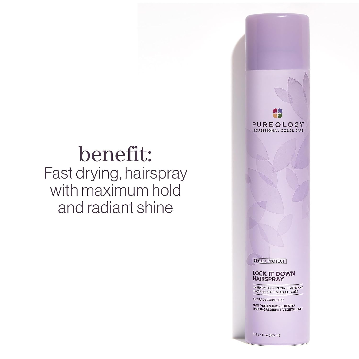 Pureology Style + Protect Lock It Down Hairspray – Maximum Hold