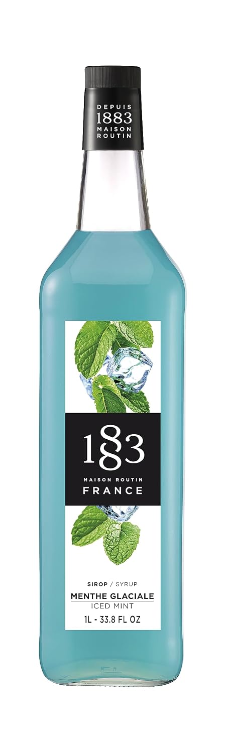 1883 Maple Syrup for Drinks, Made in France, 1 Liter Glass Bottle