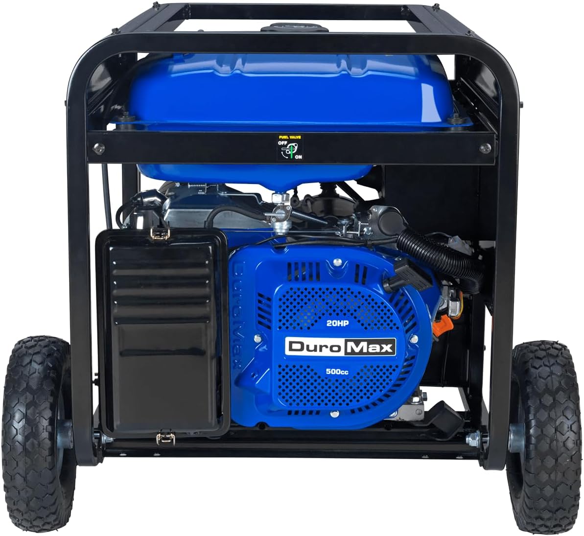 DuroMax XP12000EH 12,000-Watt Dual Fuel Portable Generator – Gas & Propane, Electric Start, Whole Home Backup Power, Transfer Switch Ready, RV & Emergency Ready
