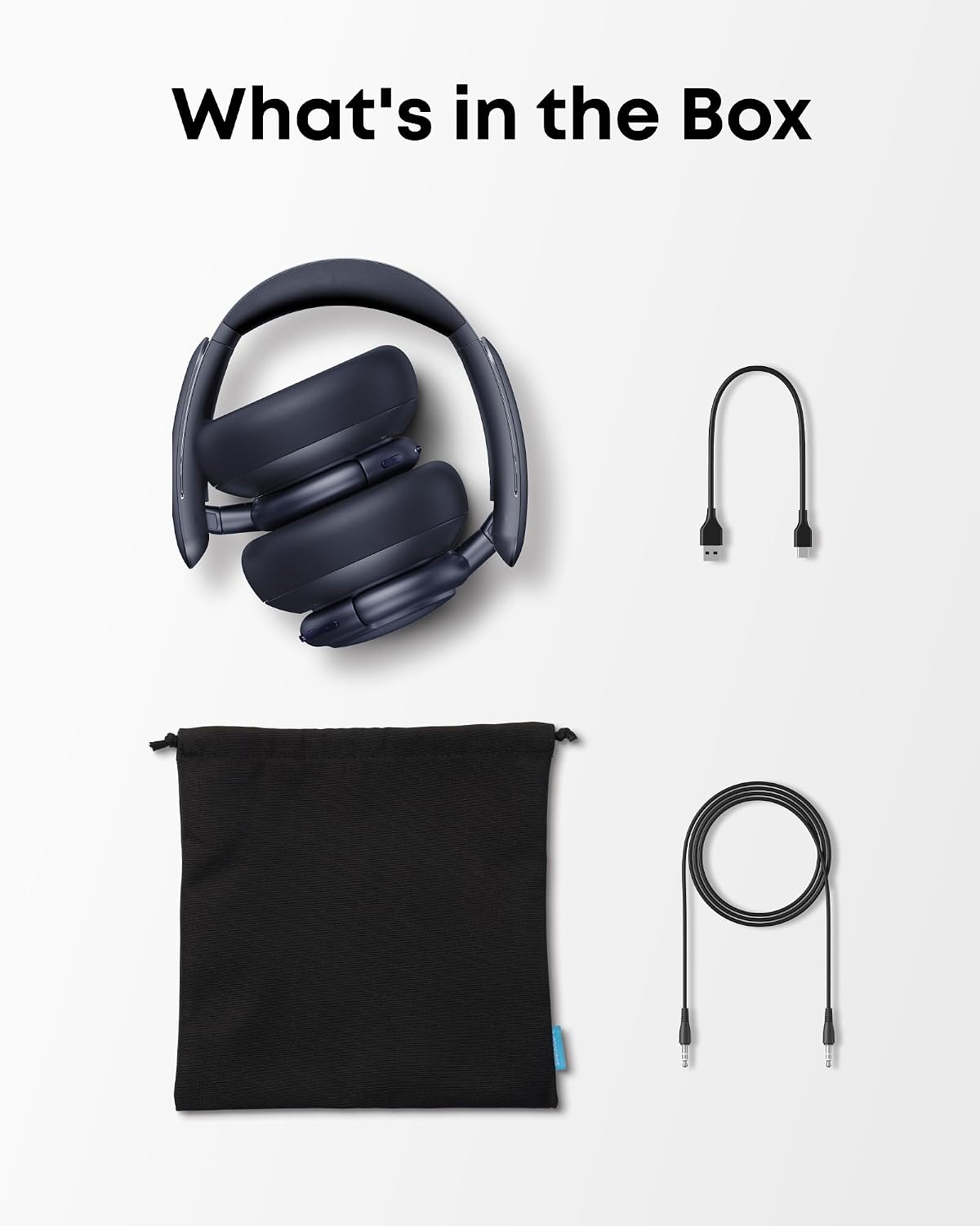 Soundcore by Anker Q30 Hybrid Active Noise Cancelling Headphones, Black
