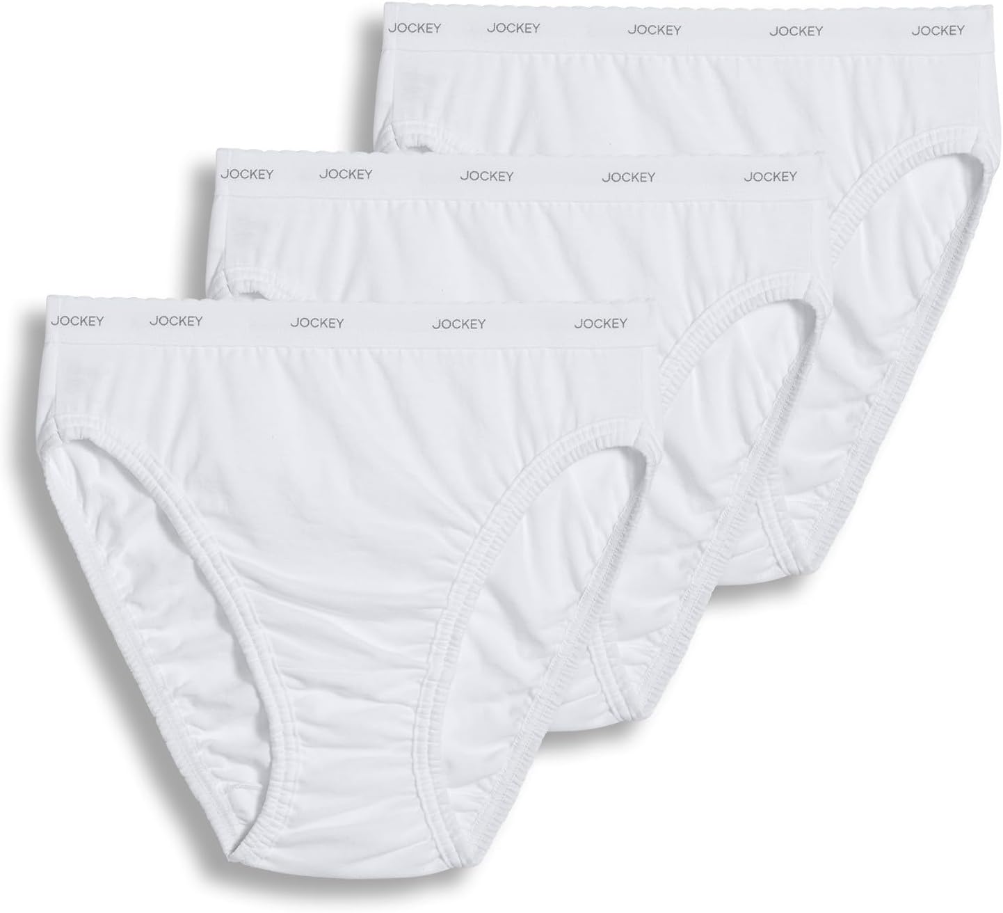 Jockey Women's Underwear 100% Cotton Classic French Cut - 3 Pack