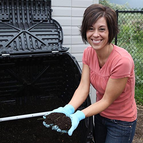 Lifetime 60058 Compost Tumbler, Black, 80-Gallon