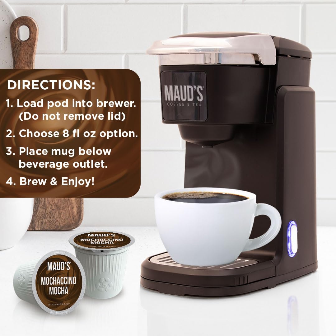 Maud's Mocha Cappuccino Coffee Pods, 50ct