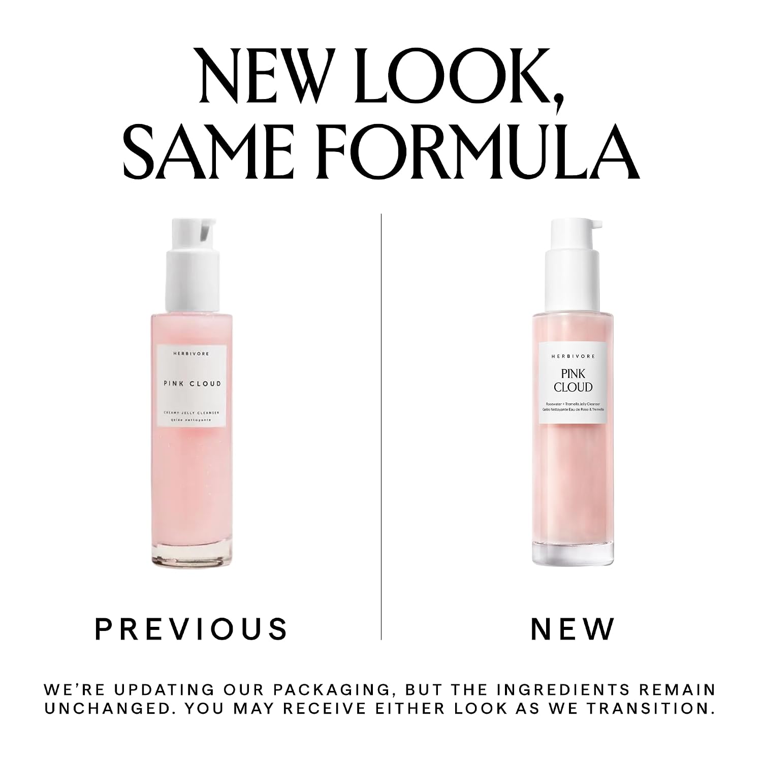 HERBIVORE Pink Cloud Jelly Facial Cleanser, 3.4 oz