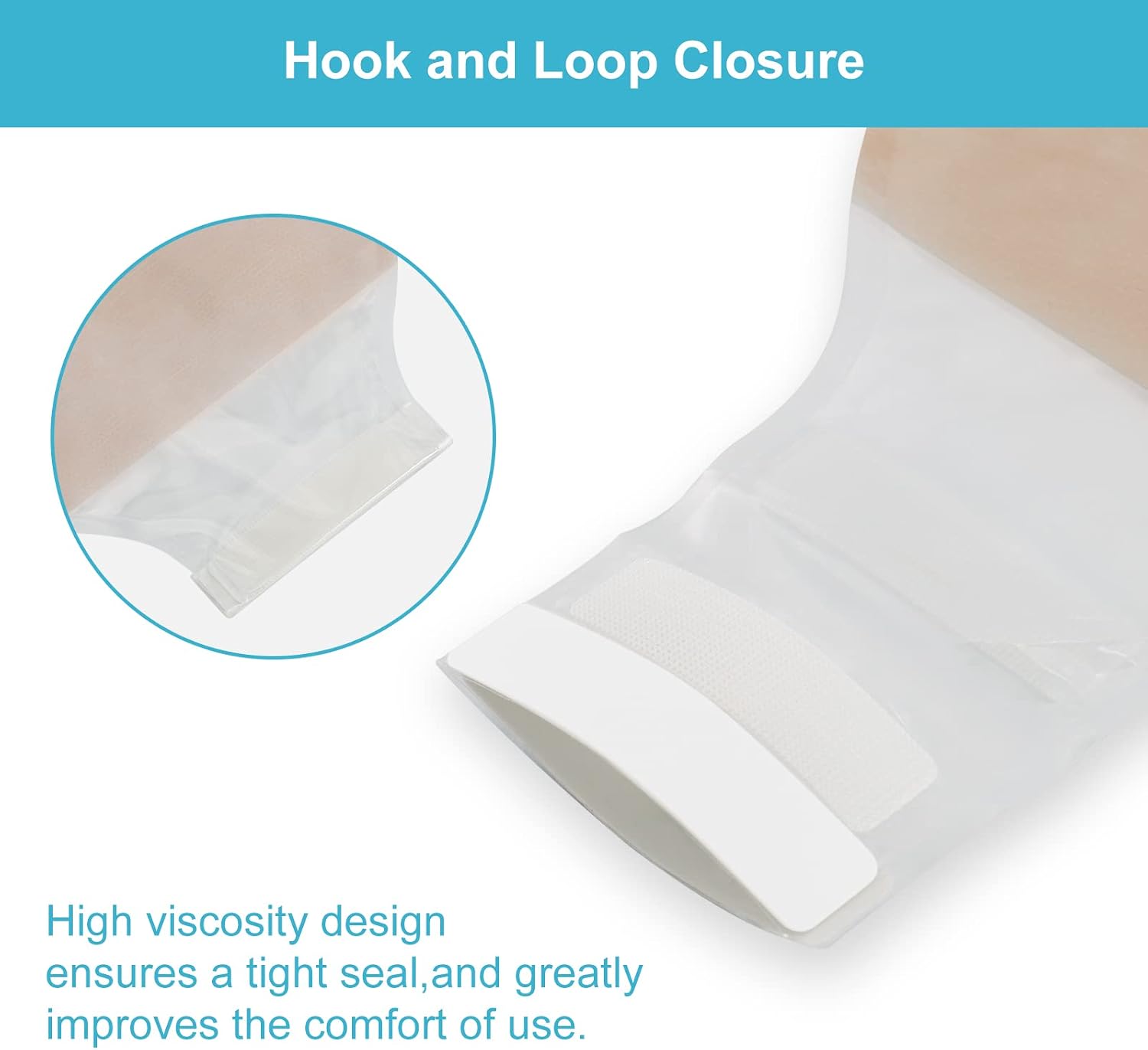20 PCS Colostomy Bags, Ostomy Supplies,One Piece Drainable Ostomy Pouch with Hook and Loop Closure for Ileostomy Stoma Care, 15mm-60mm Cut to Fit