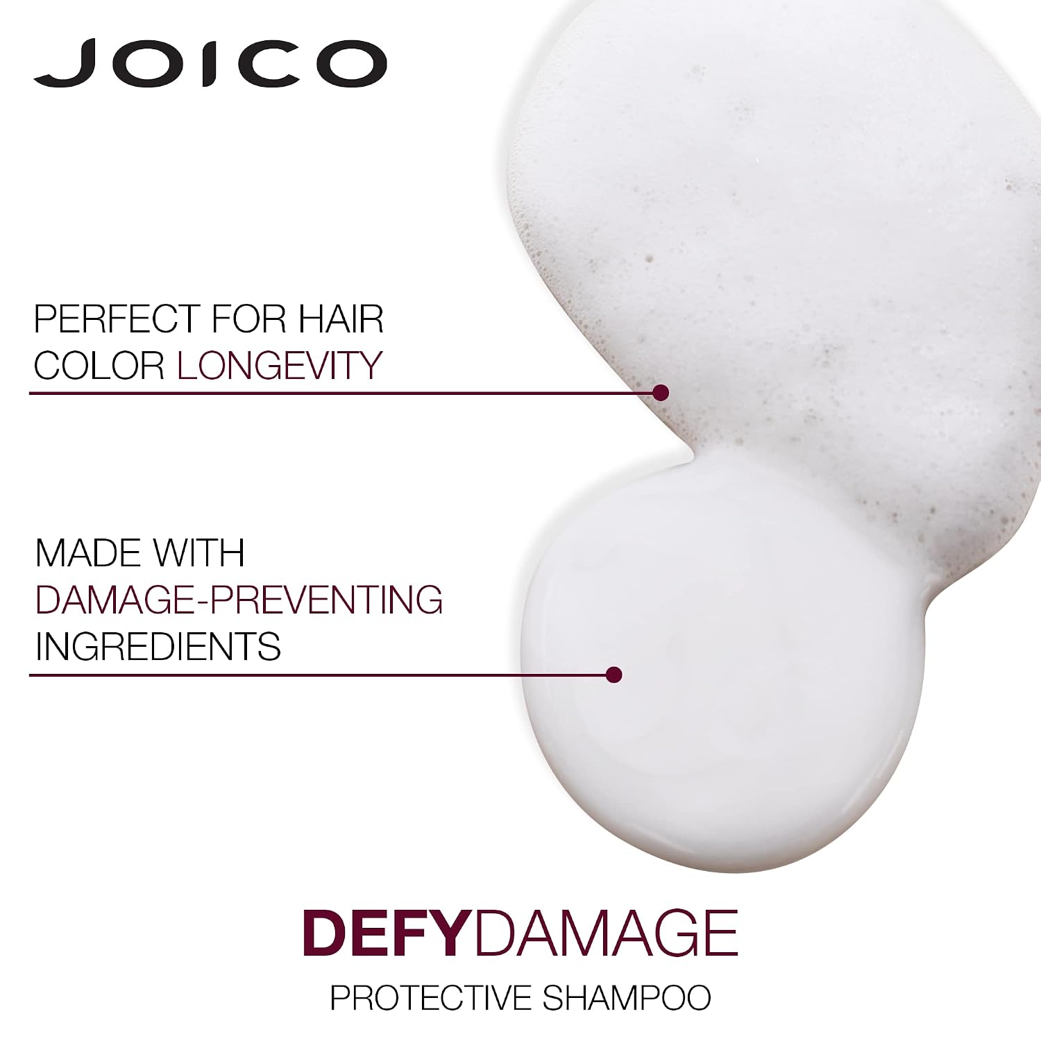 Joico Defy Damage Protective Shampoo & Conditioner Set | For Color-Treated Hair | Strengthen Bonds & Preserve Hair Color | With Moringa Seed Oil &