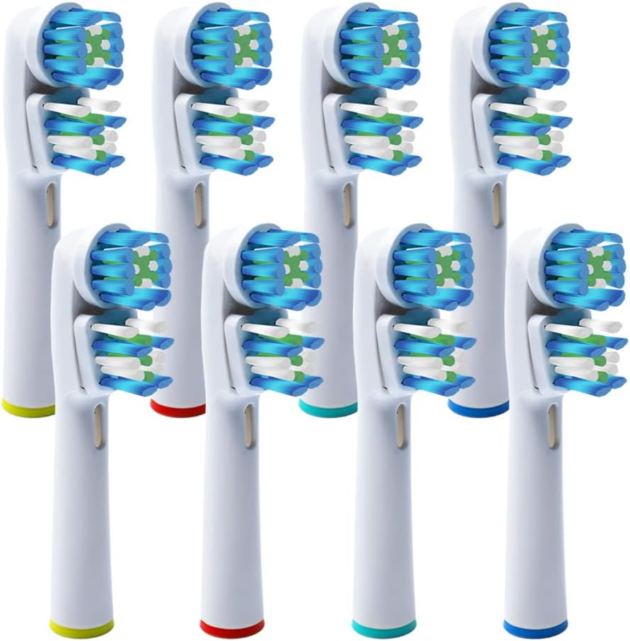 Replacement Brush Heads for Braun Dual Clean Oral-B Electric Toothbrush, Vitality Floss Action, Genius, Smart Series Pro, Triumph