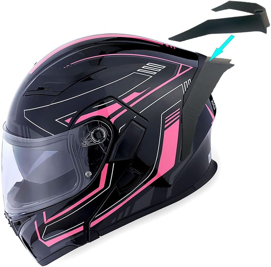 1Storm Motorcycle Modular Full Face Helmet Bike Flip up Dual Visor Sun Shield: HB89 Matt Black