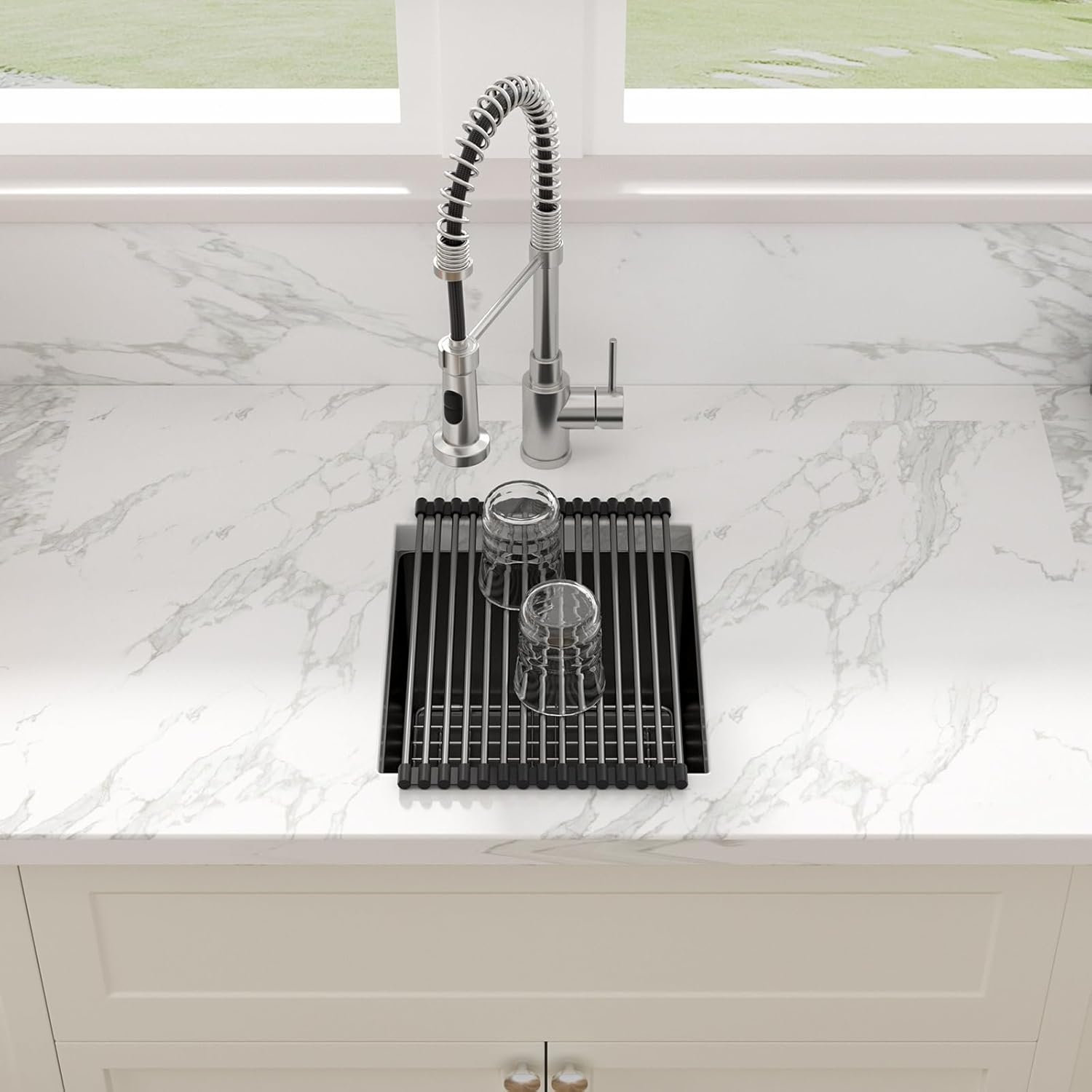 Sarlai 21 Inch Undermount Laundry Sink 21x18x12 Inch Undermount Laundry Utility Sink Deep Single Bowl 16 Gauge Stainless Steel Laundry Tub Sinks