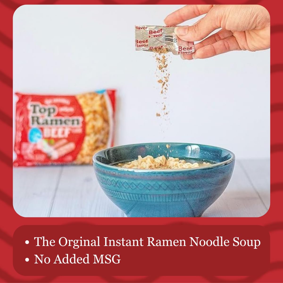Nissin Top Ramen Noodle Soup, Chicken, 3 Ounce (Pack of 24) | Quick, convenient meal ready in minutes with just hot water.