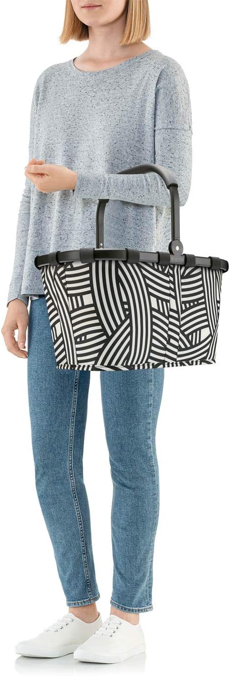 Reisenthel carrybag Luggage- Carry-On Luggage Black-and-White, Black-and-white, One Size, modern