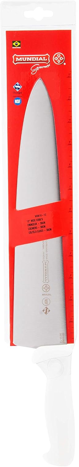Mundial W5610-12 12-Inch Cook's Knife, White
