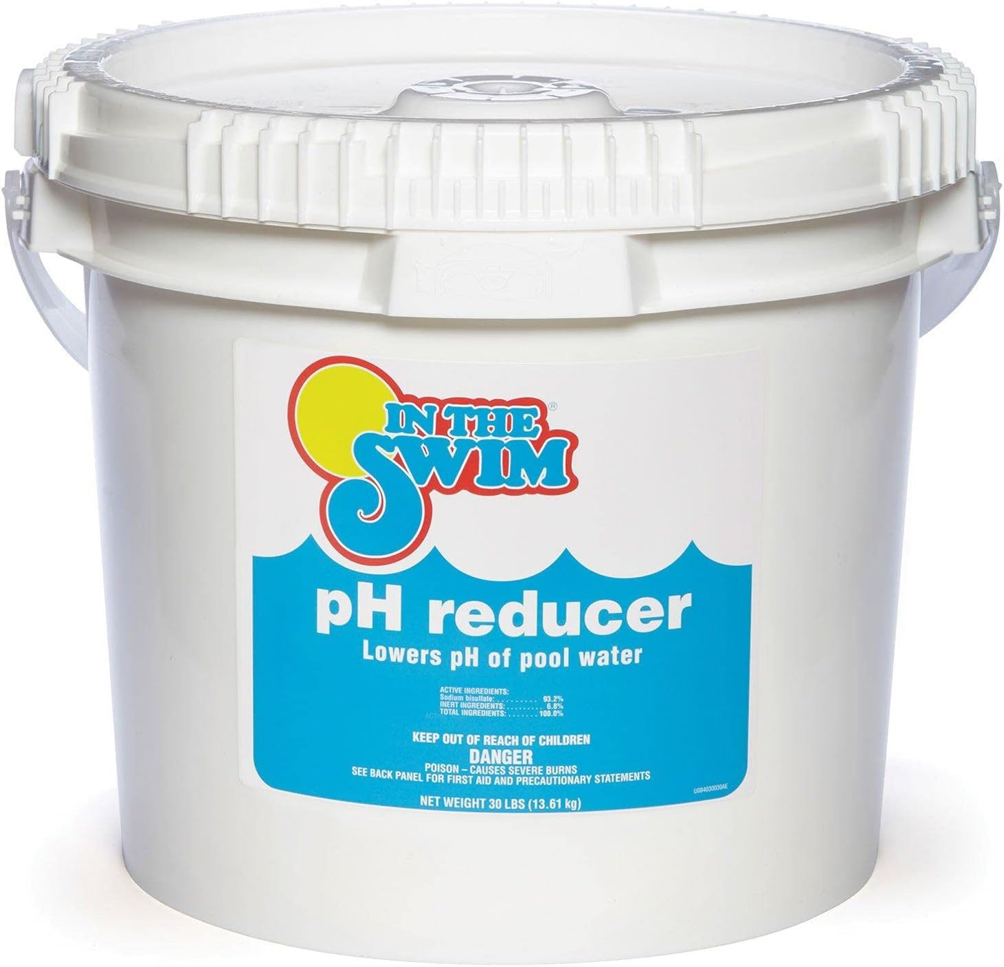 In The Swim pH Reducer for Swimming Pools, Spas, and Hot Tubs - 30 Pounds | Lowers Alkalinity - Prevents Cloudy Water - Balances Water - 90% Sodium Bisulfate