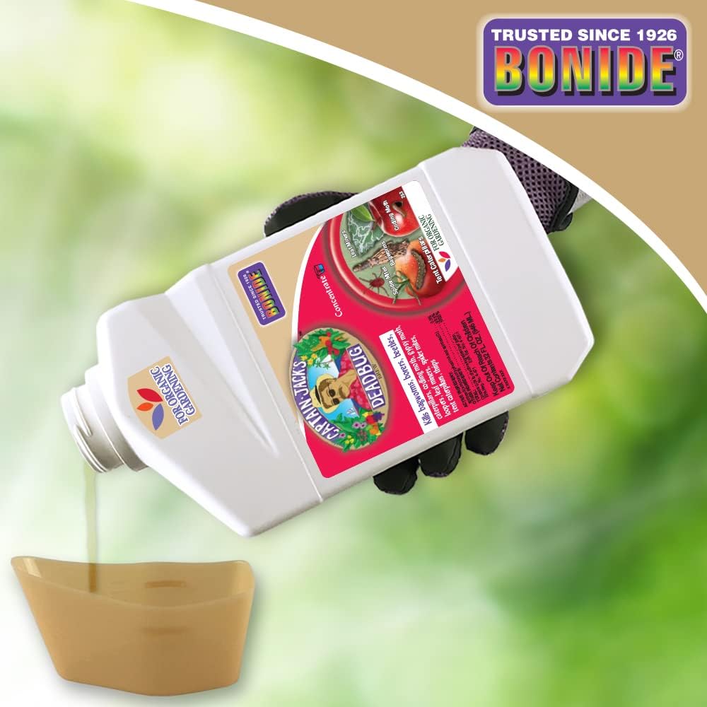 Bonide Captain Jack's Deadbug Brew, 32 oz Concentrate Outdoor Insecticide and Mite Killer for Organic Gardening | Outdoor Insecticide and Mite Killer, For Organic Gardening