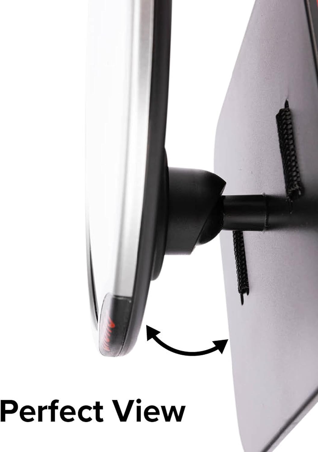 Diono Easy View Pack of 2 Baby Car Mirrors, Safety Car Seat Mirror for Rear Facing Infant, Fully Adjustable with 360 Rotation, Wide Crystal Clear View