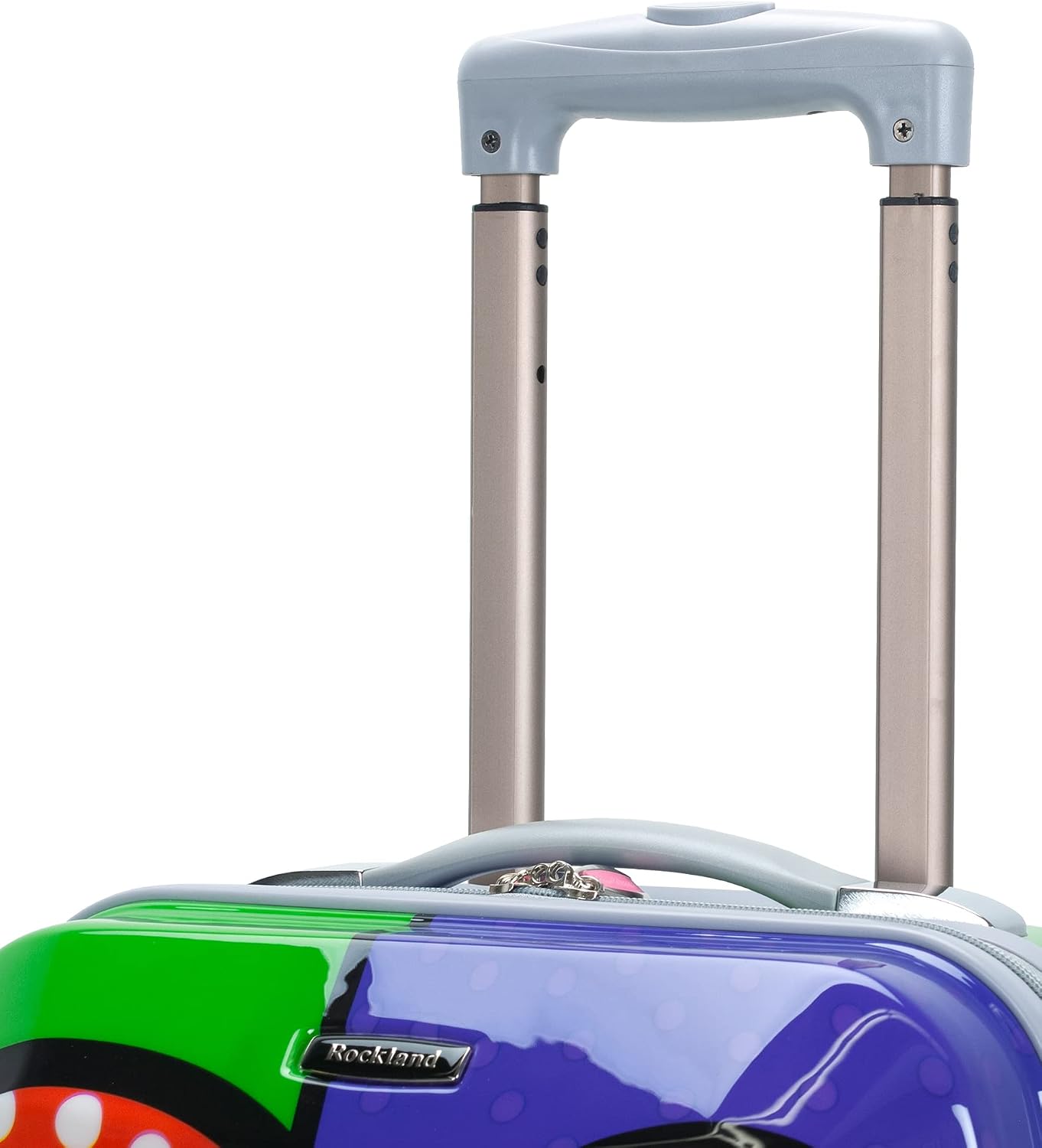 Rockland Vision Hardside 3 Piece Spinner Wheel Luggage Set, (20"/24"/28"), Love