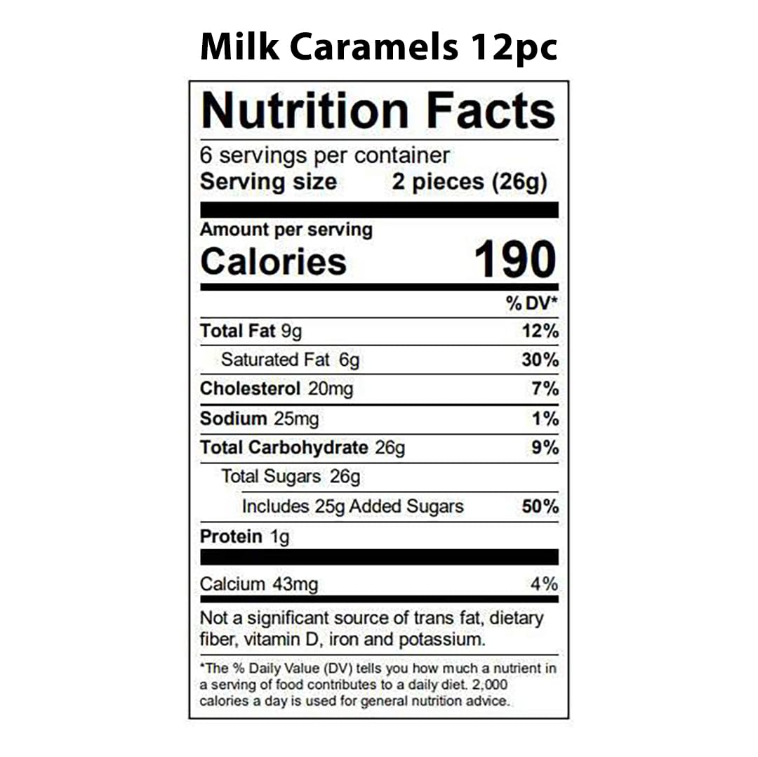 Vermont Nut Free Chocolates Boxed Chocolate Caramels (Assorted Chocolate) 12-Piece, Nut-Free, Egg-Free, Kosher