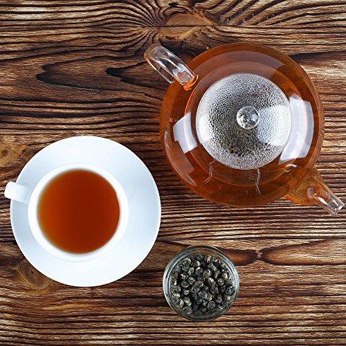 Tealyra - Imperial Jasmine Dragon Pearls - Loose Leaf Green Tea - Jasmine Green Tea with Pleasant Aroma and Tonic Effect - 113g (4-ounce)