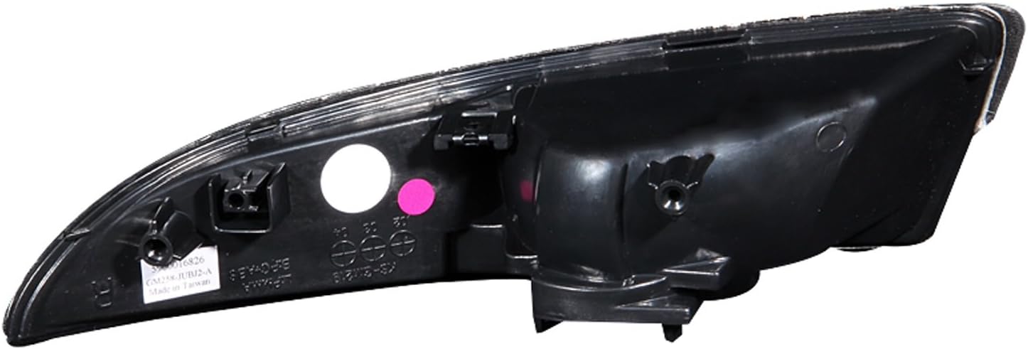 Anzo USA 511045 Chevrolet Camaro Black Bumper Light Assembly with Amber Reflector - (Sold in Pairs)